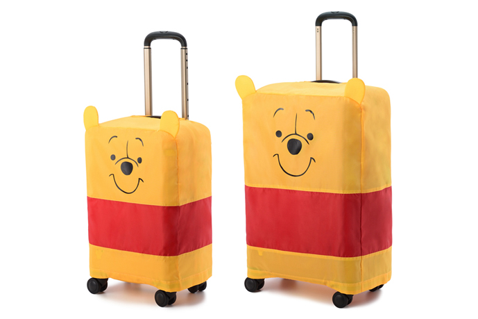 グッズ黄・赤のプーカラー展開 ”くまのプーさん”スーツケース